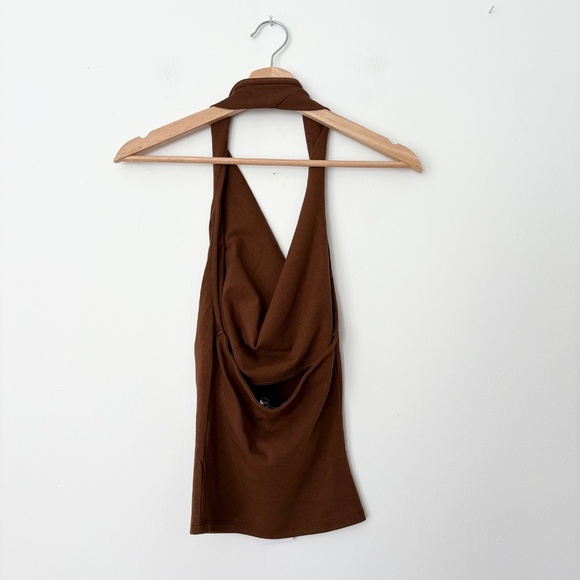 Weworewhat halter cowlneck top - Picture 3 of 4